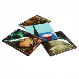 Магнит полимерный, квадратный