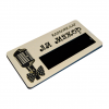 Бейдж с окном, 2-слойный пластик, гравировка