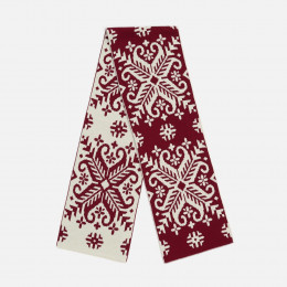 Шарф Wintertude L, красный с белым