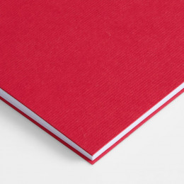 Блокнот Dali Mini в клетку, красный