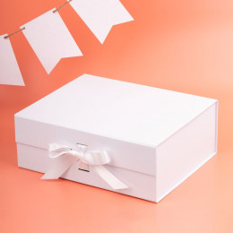 Коробка складная Rusetti, L, белая