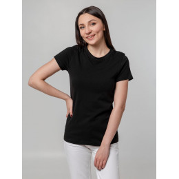 Футболка женская T-bolka Stretch Lady, черная