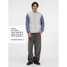 Жилет унисекс Warmbridge, светло-серый