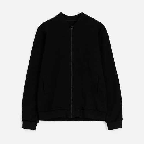 Бомбер унисекс Townie, черный