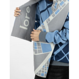 Шарф на заказ Tricksy Classic Net, L, полушерсть