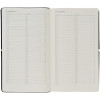 Ежедневник Nubuk, недатированный, темно-серый