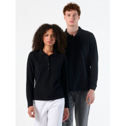 Рубашка поло мужская с длинным рукавом Winter II 210 красная