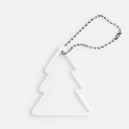 Подвеска «Елочка», 3D-печать, белая