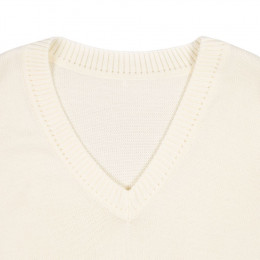 Жилет оверсайз унисекс Tad в сумке, молочно-белый