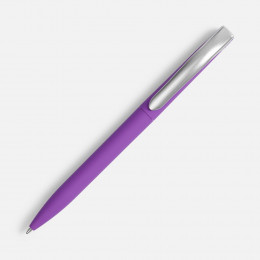 Ручка шариковая Pin Soft Touch, фиолетовая