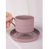 Чайная пара Pastello Moderno, розовая