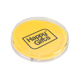 Монетница прозрачная круглая; 17,2 х 17,2 х 2,4 см; пластик; полноцветная печать на вставку