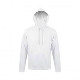 Толстовка мужская с капюшоном SNAKE, белый, XS, 50% хлопок, 50% полиэстер, 280 г/м2