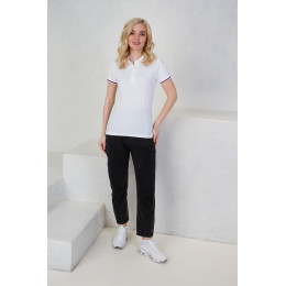 Рубашка поло женская STAN триколор хлопок/полиэстер 185, 04WRUS