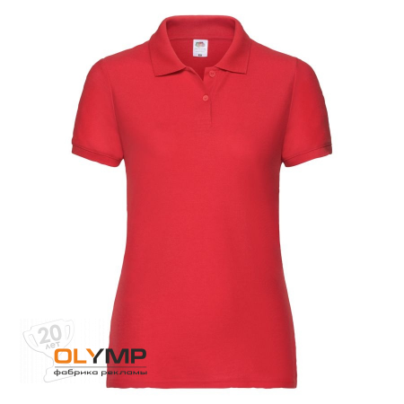 Поло "Lady-Fit 65/35 Polo"                                                                                         красный   